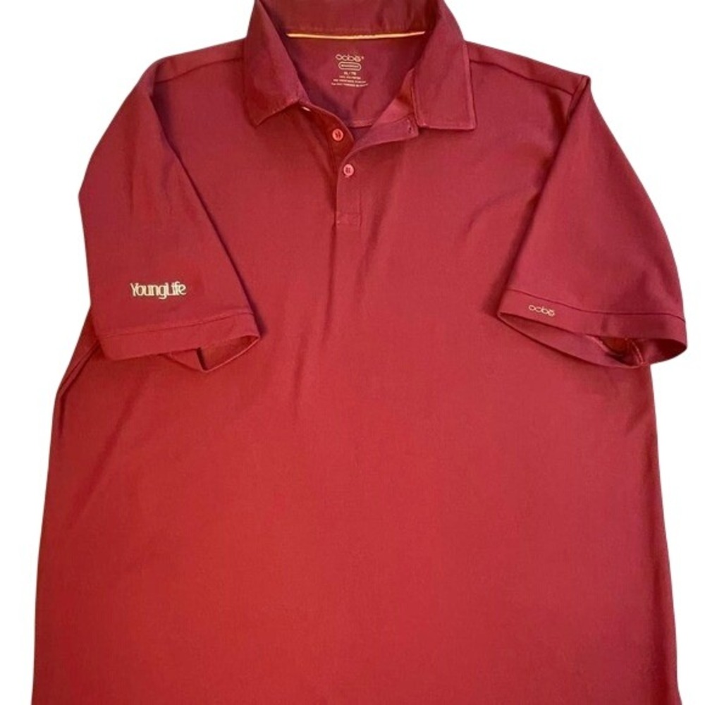 Burgundy Young Life oobe XL Men's polo shirt